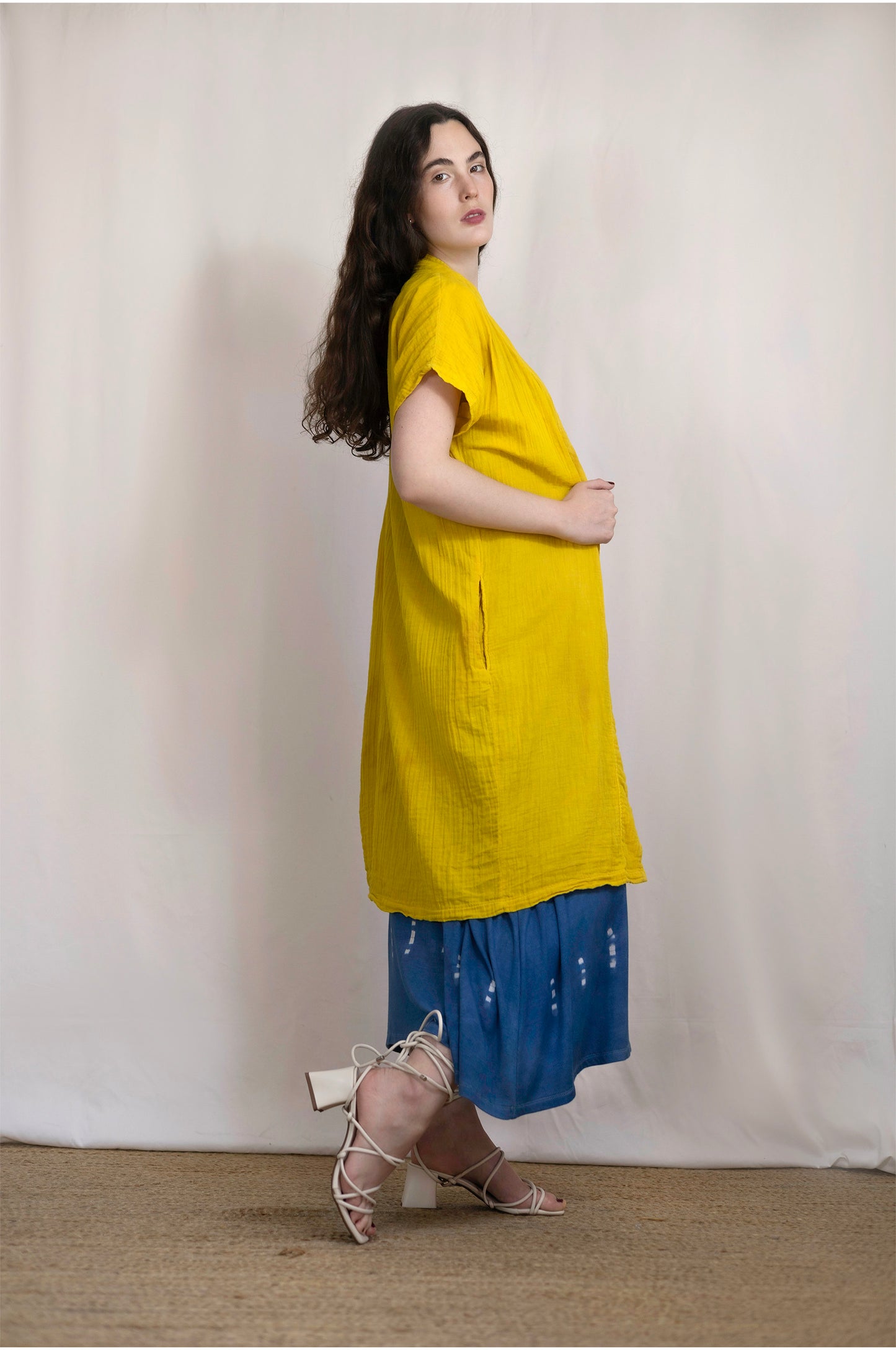 KIMONO SELVA - AMARILLO