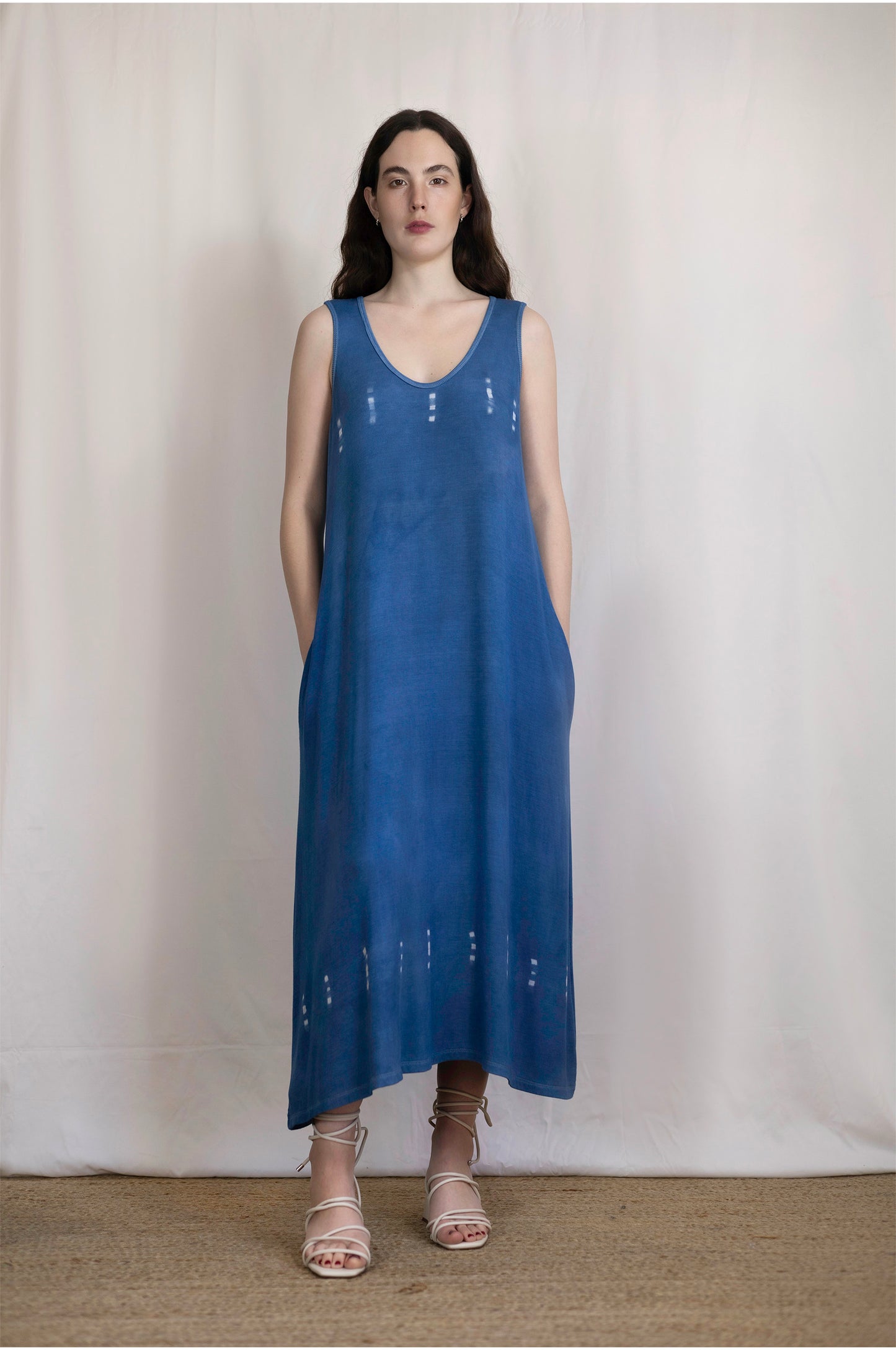 VESTIDO FUNJI - INDIGO